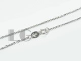 925 sterling silver rhodium plated pendant chain