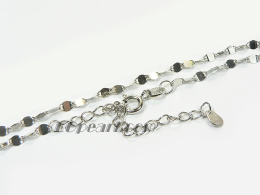 925 sterling silver rhodium plated necklace chain