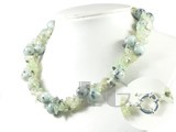12mm green round gemstone necklace