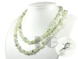 irregular green olivine necklace wholesale