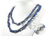 irregular dark blue gemstone necklace wholesale