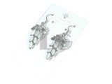 green triangle turquoise earrings