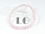 6mm red round crystal stretchy bracelet