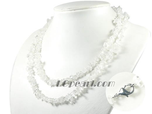 white irregulare jade necklace wholesale