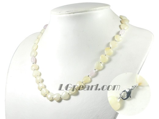 yellow heart shape jade necklace wholesale